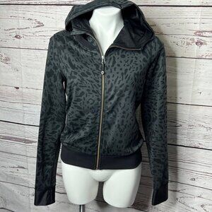 Lululemon Namaskar HoodieAnimal Swirl Deep Coal Black / Black